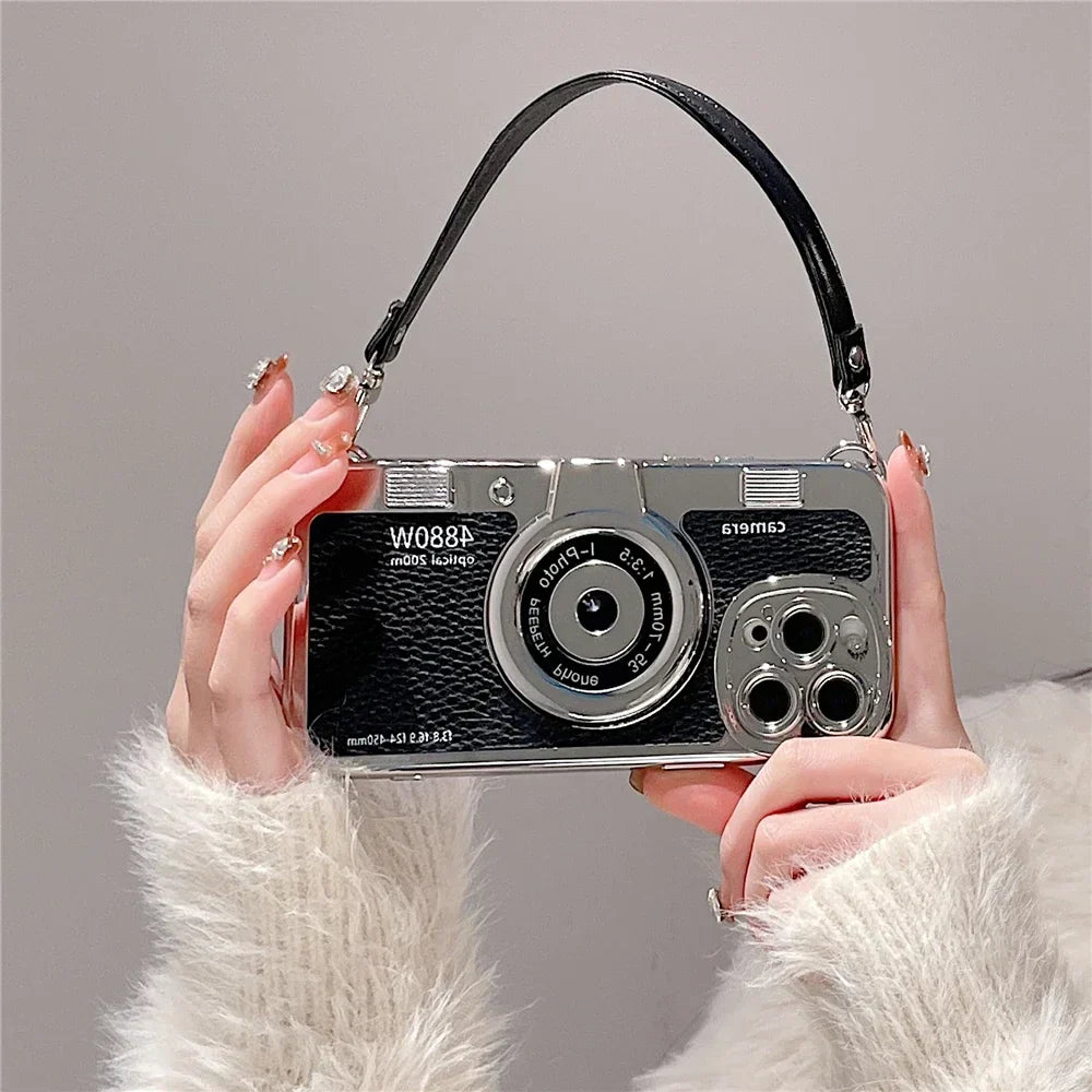VintageCam Custodia per Telefono | Custodia in Stile Retro Stereo per iPhone