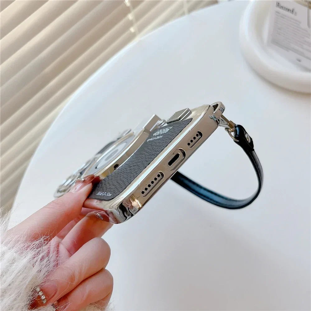 VintageCam Custodia per Telefono | Custodia in Stile Retro Stereo per iPhone