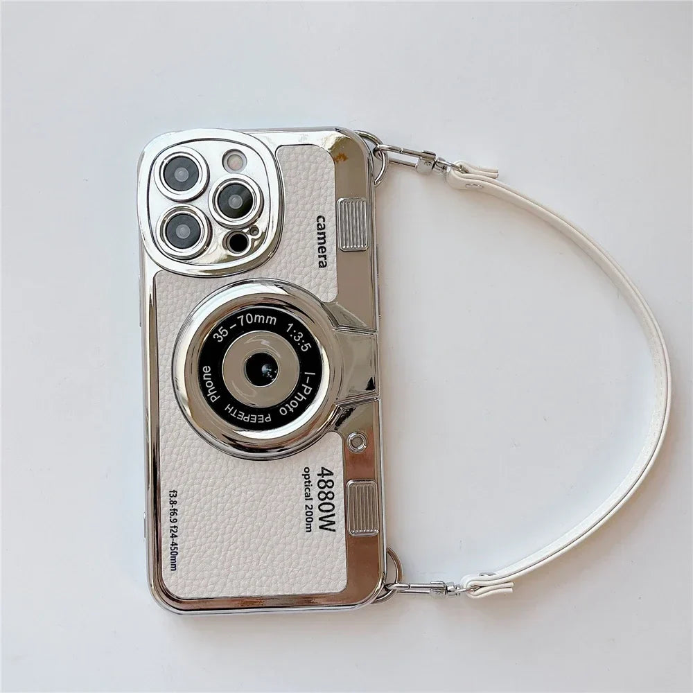 VintageCam Custodia per Telefono | Custodia in Stile Retro Stereo per iPhone
