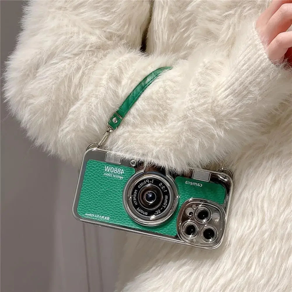 VintageCam Custodia per Telefono | Custodia in Stile Retro Stereo per iPhone