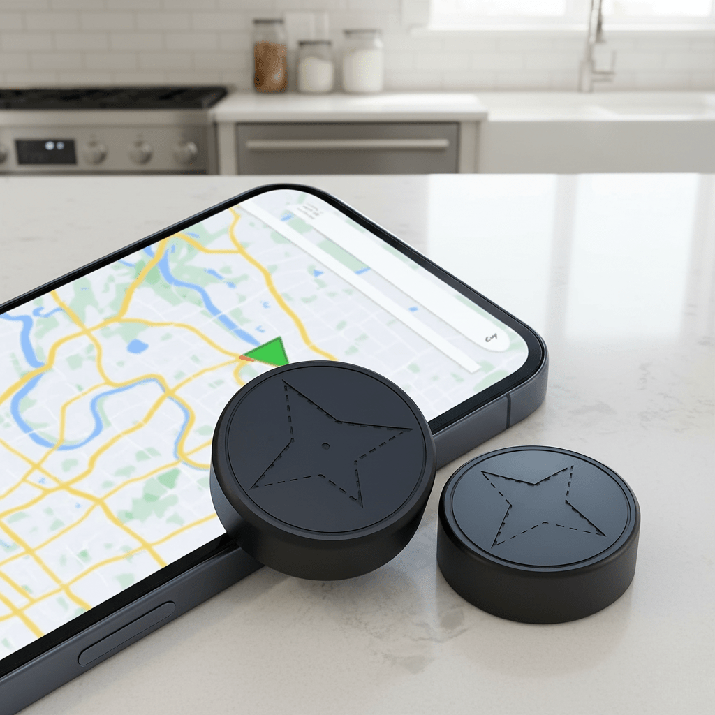 TRACKNEX – Tracker GPS compatto con fissaggio magnetico