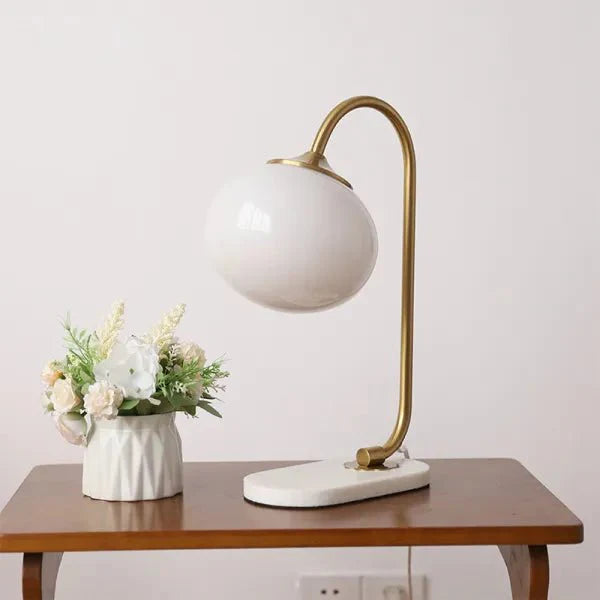Lampada da tavolo Mallowglas – Vetro – Trasparente – Ø 28 cm – Minimalista