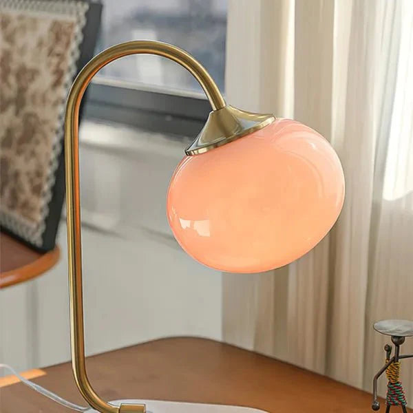 Lampada da tavolo Mallowglas – Vetro – Trasparente – Ø 28 cm – Minimalista