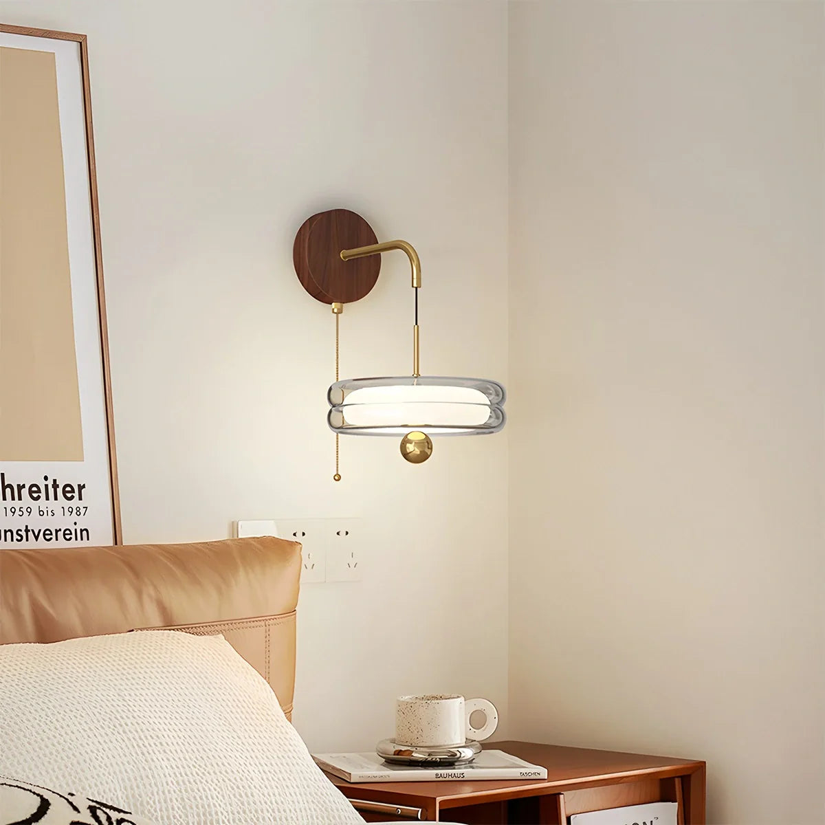 Lampada da Parete Marilo – Vetro – Bianco – Moderno – Design Salvaspazio per Interni Eleganti