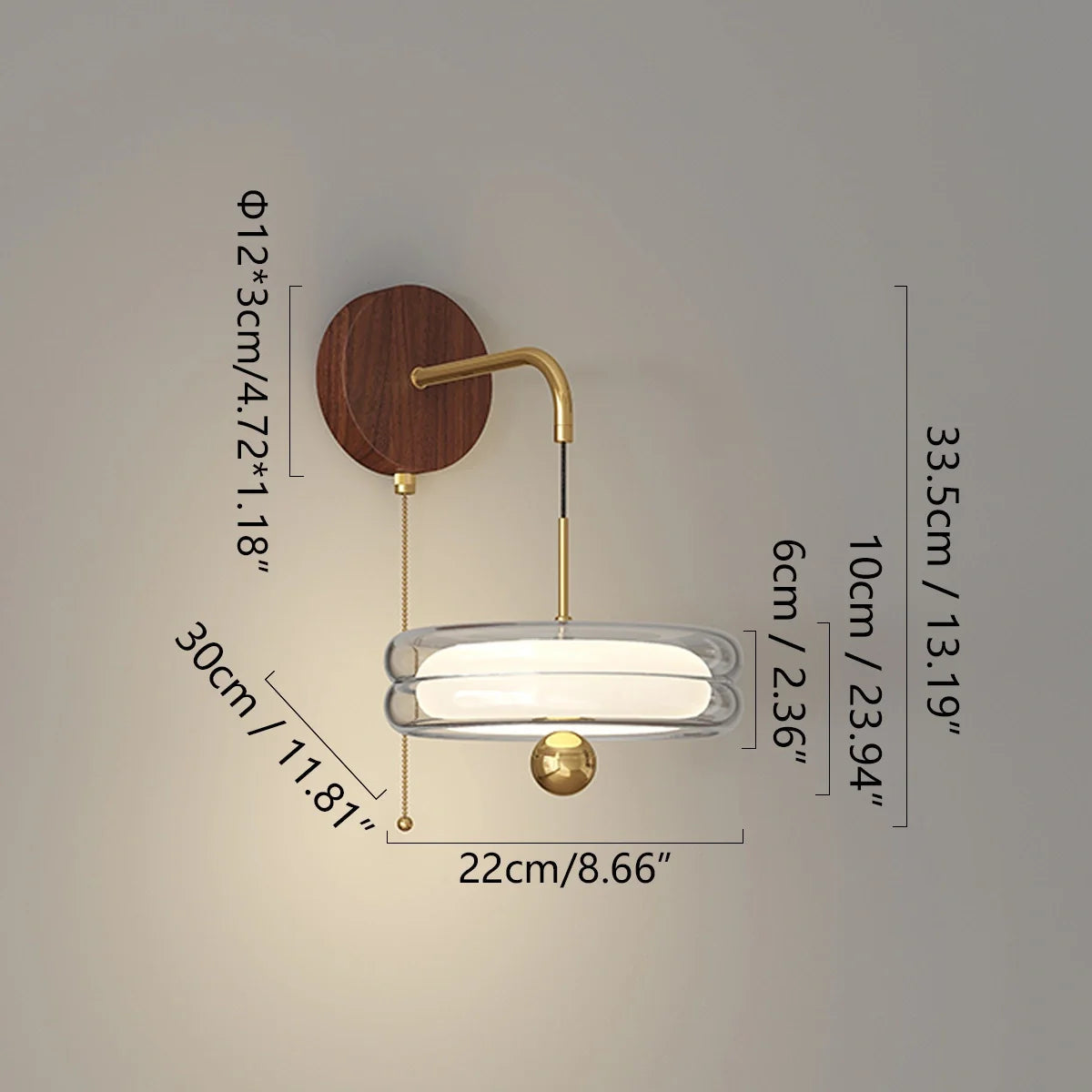 Lampada da Parete Marilo – Vetro – Bianco – Moderno – Design Salvaspazio per Interni Eleganti