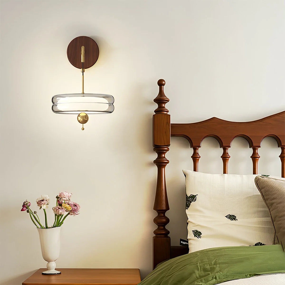 Lampada da Parete Marilo – Vetro – Bianco – Moderno – Design Salvaspazio per Interni Eleganti