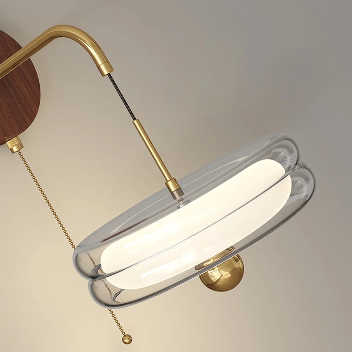 Lampada da Parete Marilo – Vetro – Bianco – Moderno – Design Salvaspazio per Interni Eleganti