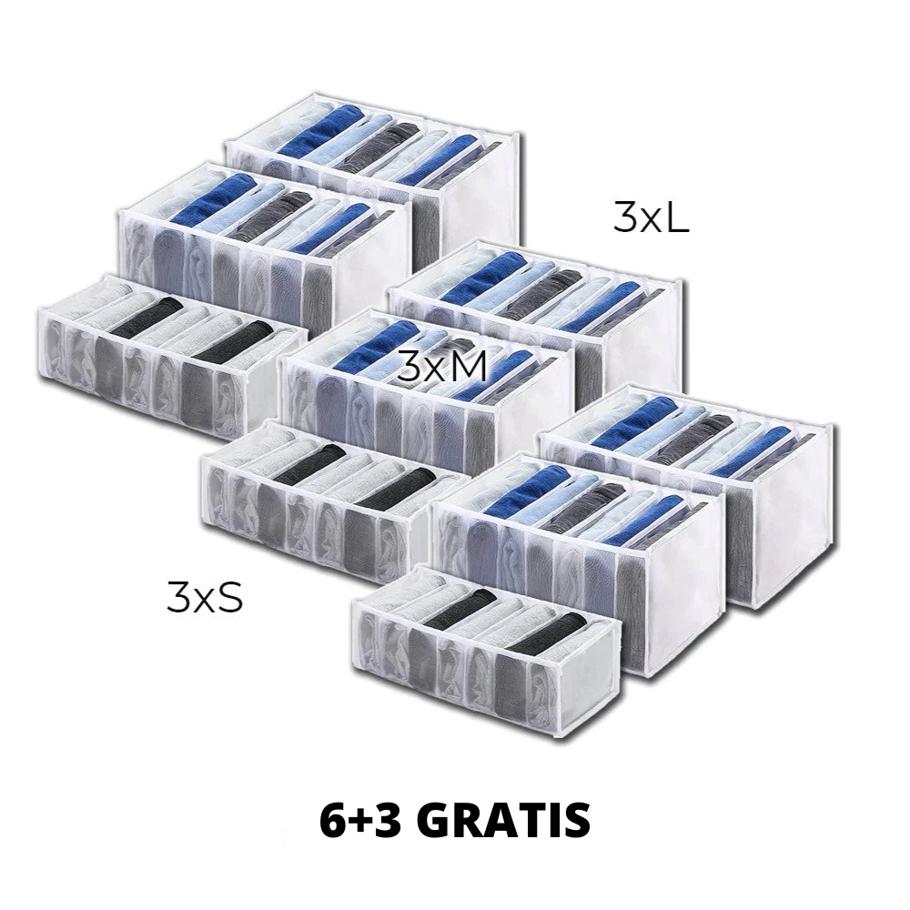2+1 GRATIS | Organizer per Armadi - Porta ordine nel tuo armadio