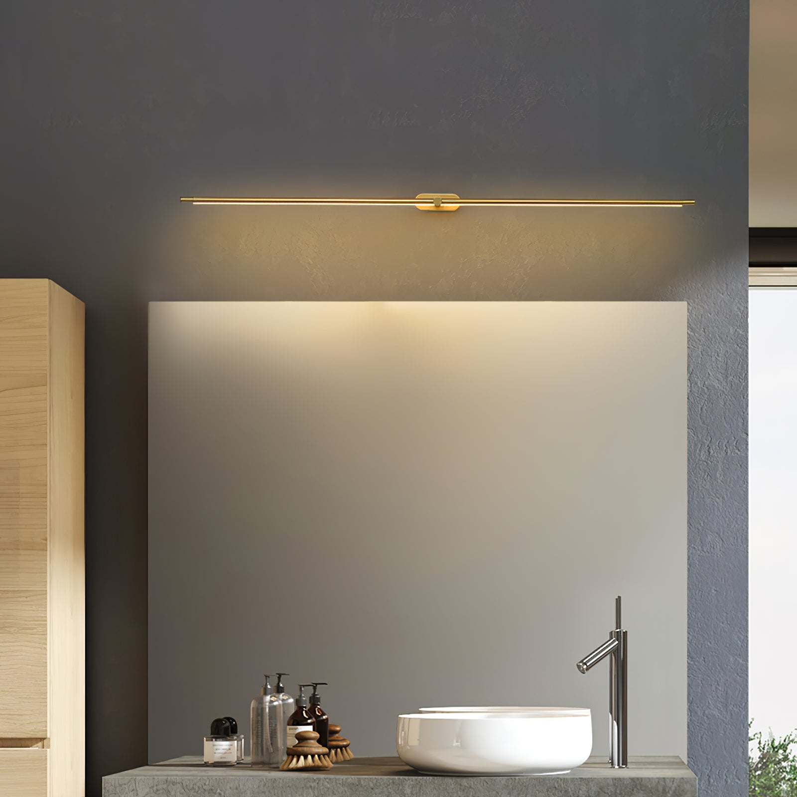 AstraLume Moderno Applique Lineare per Interni Contemporanei