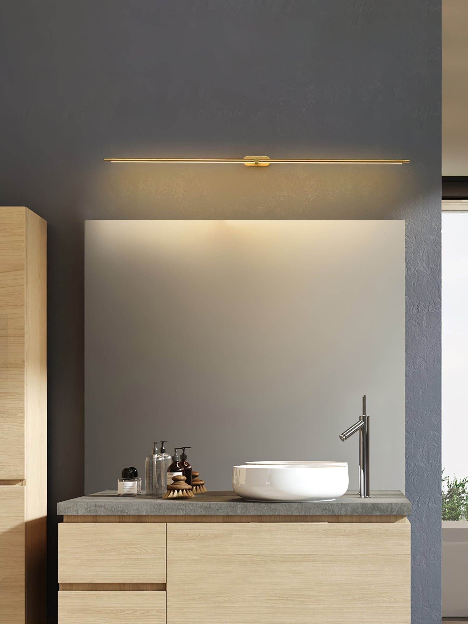 AstraLume Moderno Applique Lineare per Interni Contemporanei