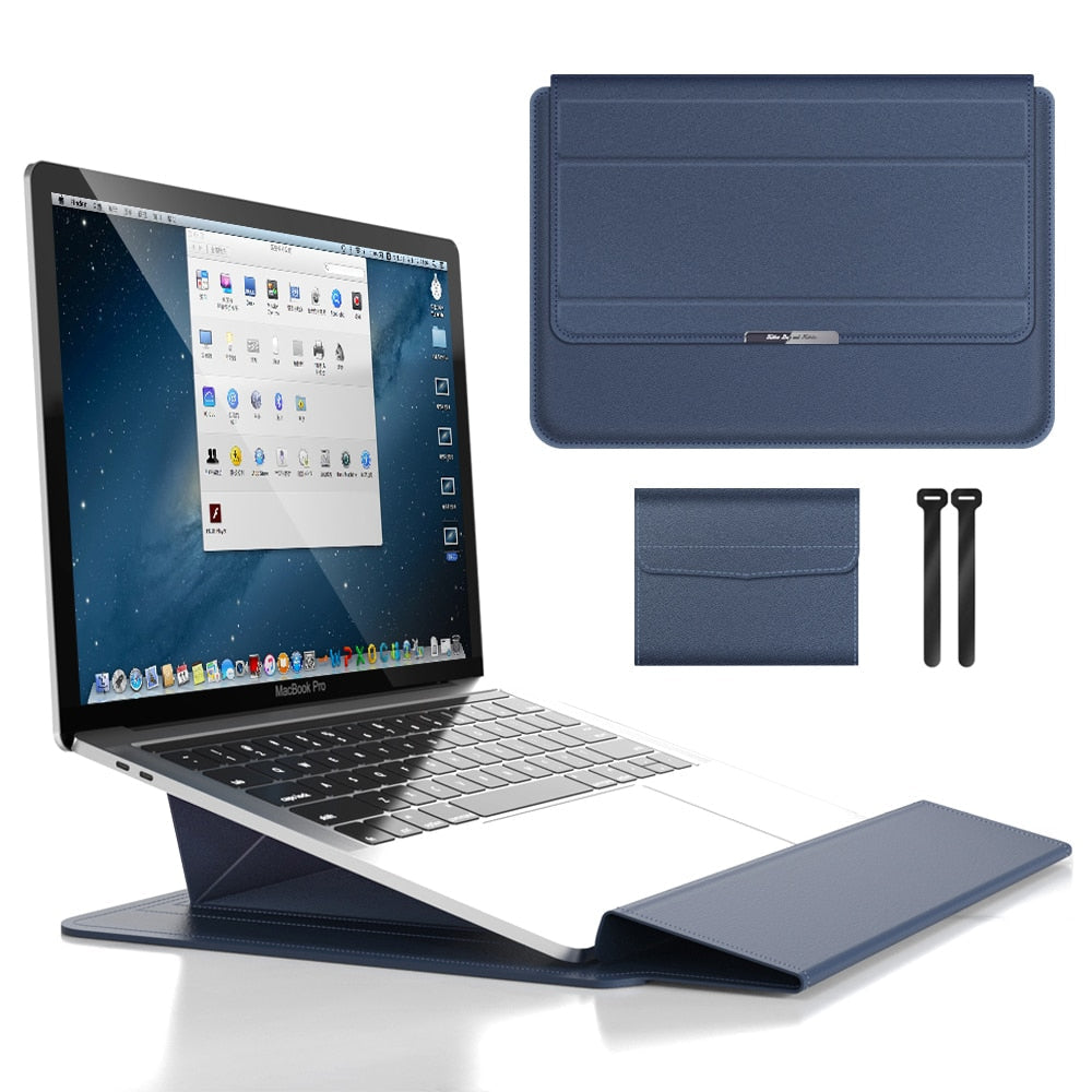 Custodia per Laptop Impermeabile 3-in-1 con Design Antishock e Spazio per Accessori - Elegante Custodia per MacBook per Viaggi e Ufficio