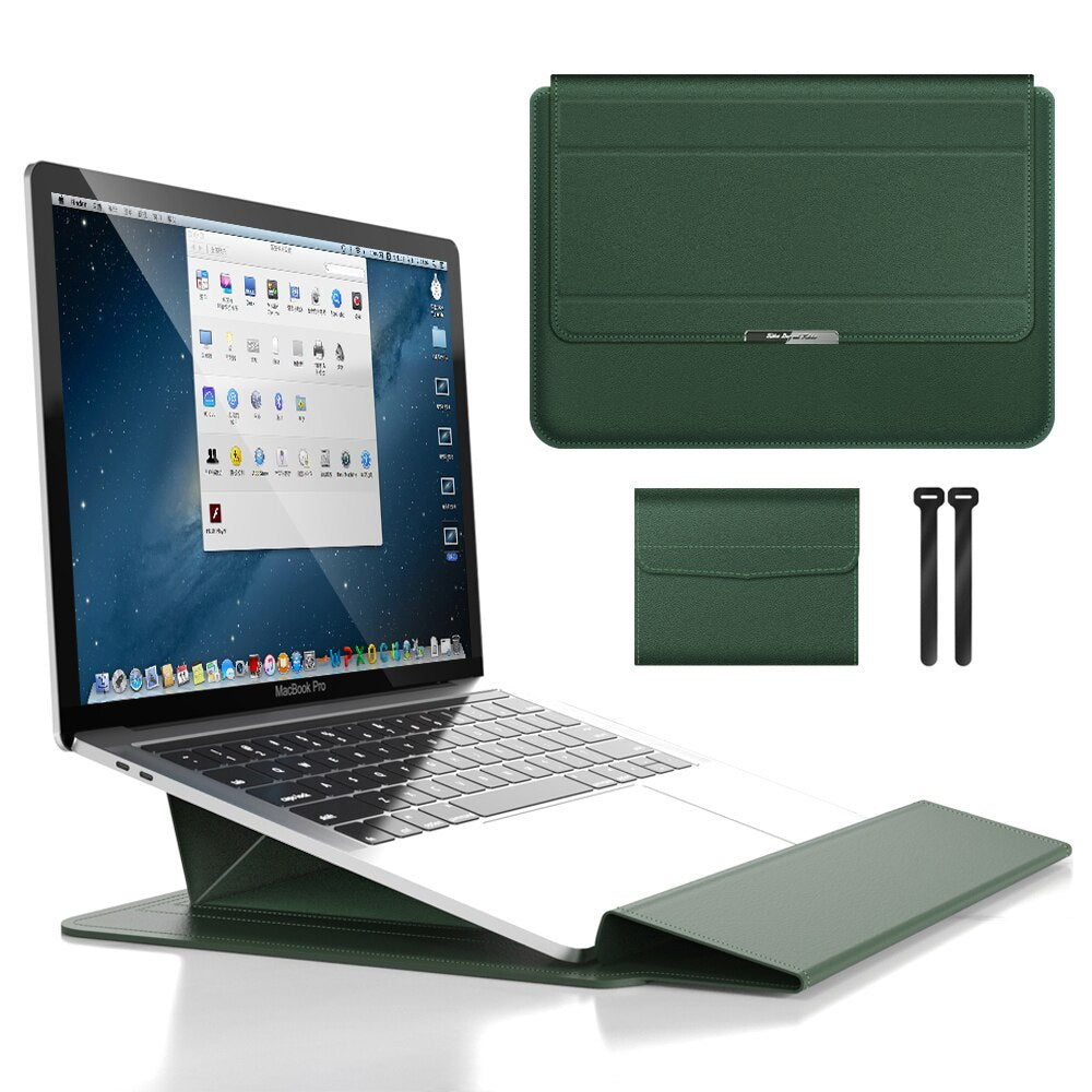 Custodia per Laptop Impermeabile 3-in-1 con Design Antishock e Spazio per Accessori - Elegante Custodia per MacBook per Viaggi e Ufficio