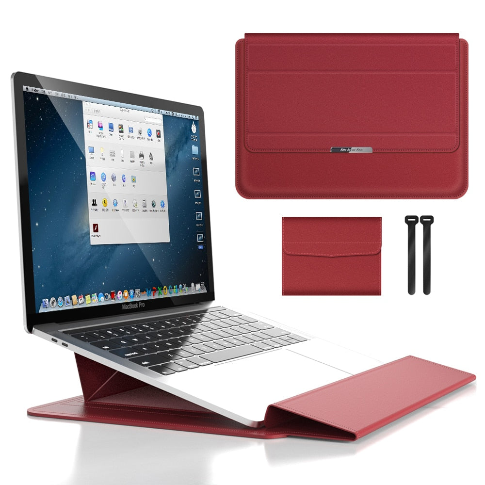Custodia per Laptop Impermeabile 3-in-1 con Design Antishock e Spazio per Accessori - Elegante Custodia per MacBook per Viaggi e Ufficio