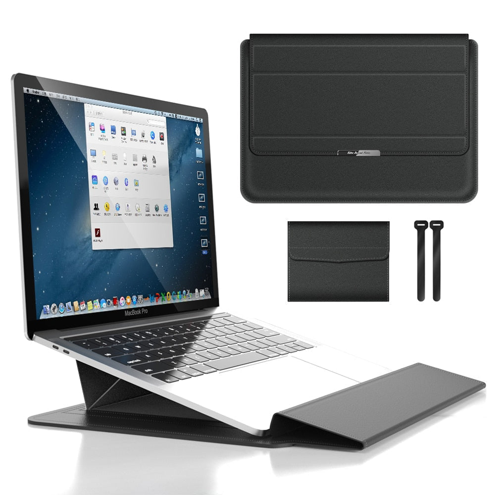 Custodia per Laptop Impermeabile 3-in-1 con Design Antishock e Spazio per Accessori - Elegante Custodia per MacBook per Viaggi e Ufficio