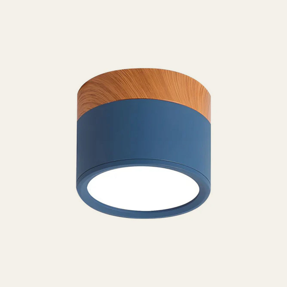Lampada da soffitto moderna – Alluminio – Bianco – Ø 20 cm – Minimalista e a risparmio energetico