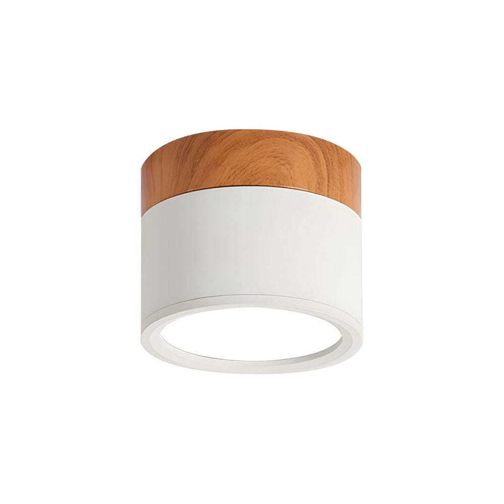 Lampada da soffitto moderna – Alluminio – Bianco – Ø 20 cm – Minimalista e a risparmio energetico