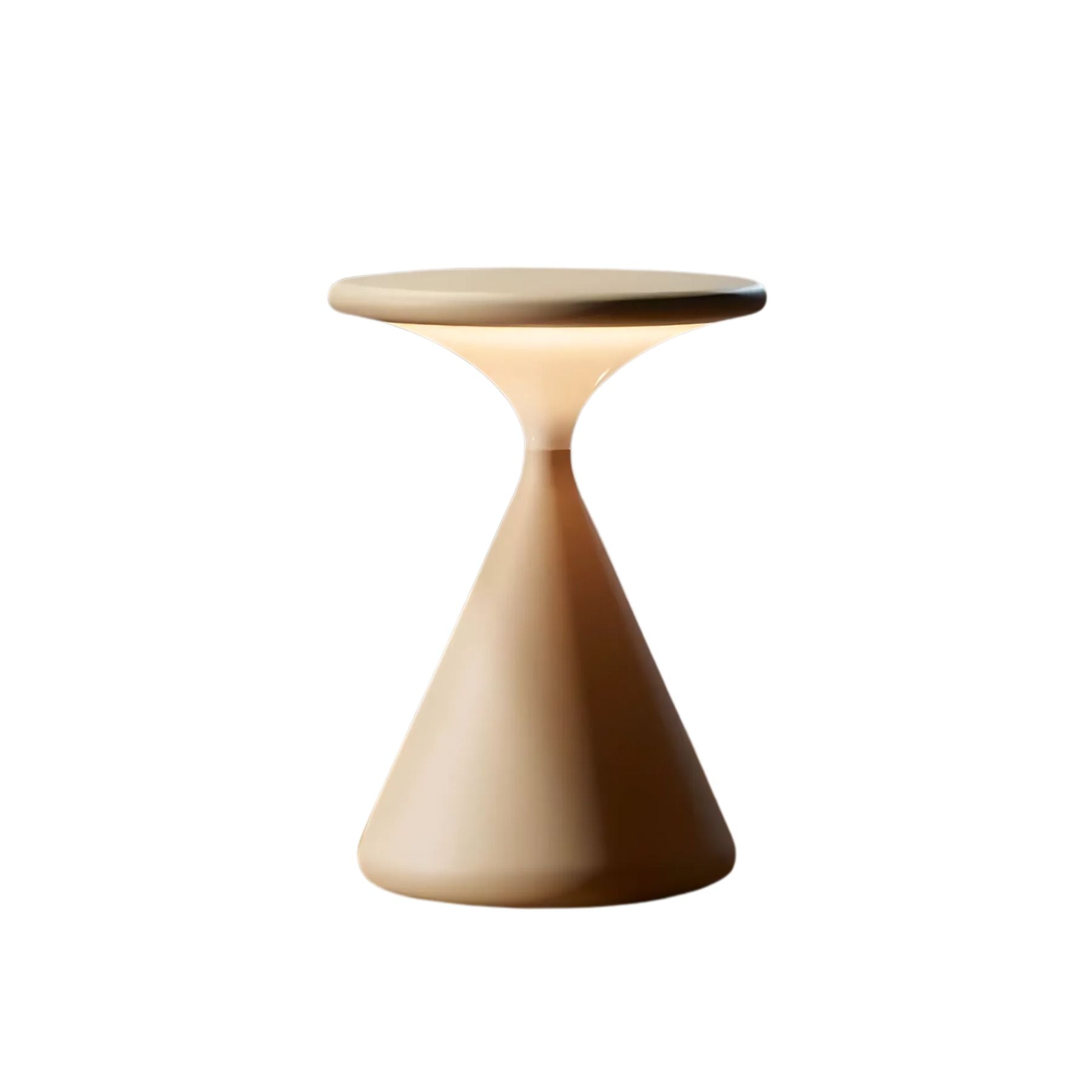 Lampada da tavolo Movy – Alluminio – Nero – Compatta – Design moderno a clessidra