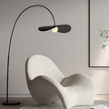 Mozero Lampada da Terra – Ferro & Acrilico – Calda – 180–200 cm – Design Wabi Sabi per un'Illuminazione Elegante nel Soggiorno