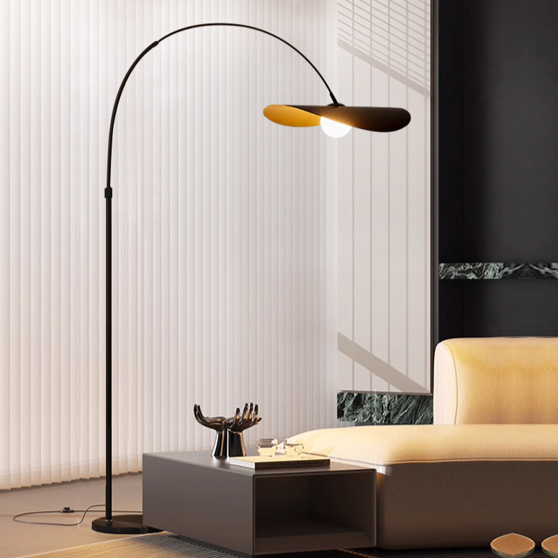 Mozero Lampada da Terra – Ferro & Acrilico – Calda – 180–200 cm – Design Wabi Sabi per un'Illuminazione Elegante nel Soggiorno