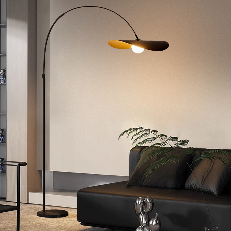 Mozero Lampada da Terra – Ferro & Acrilico – Calda – 180–200 cm – Design Wabi Sabi per un'Illuminazione Elegante nel Soggiorno