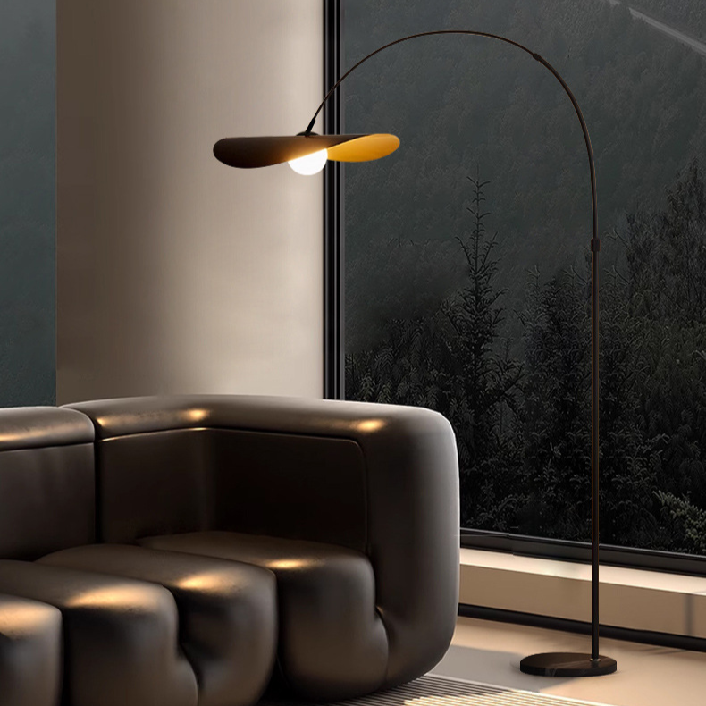 Mozero Lampada da Terra – Ferro & Acrilico – Calda – 180–200 cm – Design Wabi Sabi per un'Illuminazione Elegante nel Soggiorno