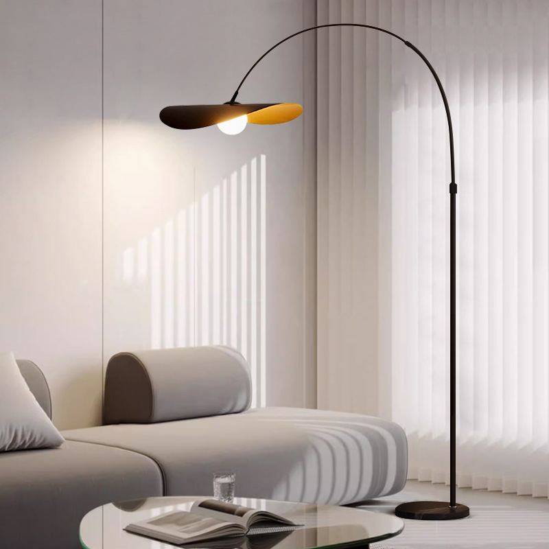 Mozero Lampada da Terra – Ferro & Acrilico – Calda – 180–200 cm – Design Wabi Sabi per un'Illuminazione Elegante nel Soggiorno