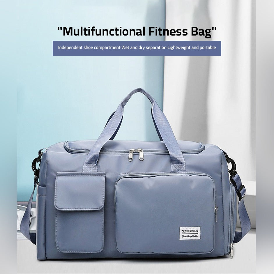 Borsa da viaggio Multi-Tasche, Duffle sportiva e da ginnastica con scomparto separato per le scarpe