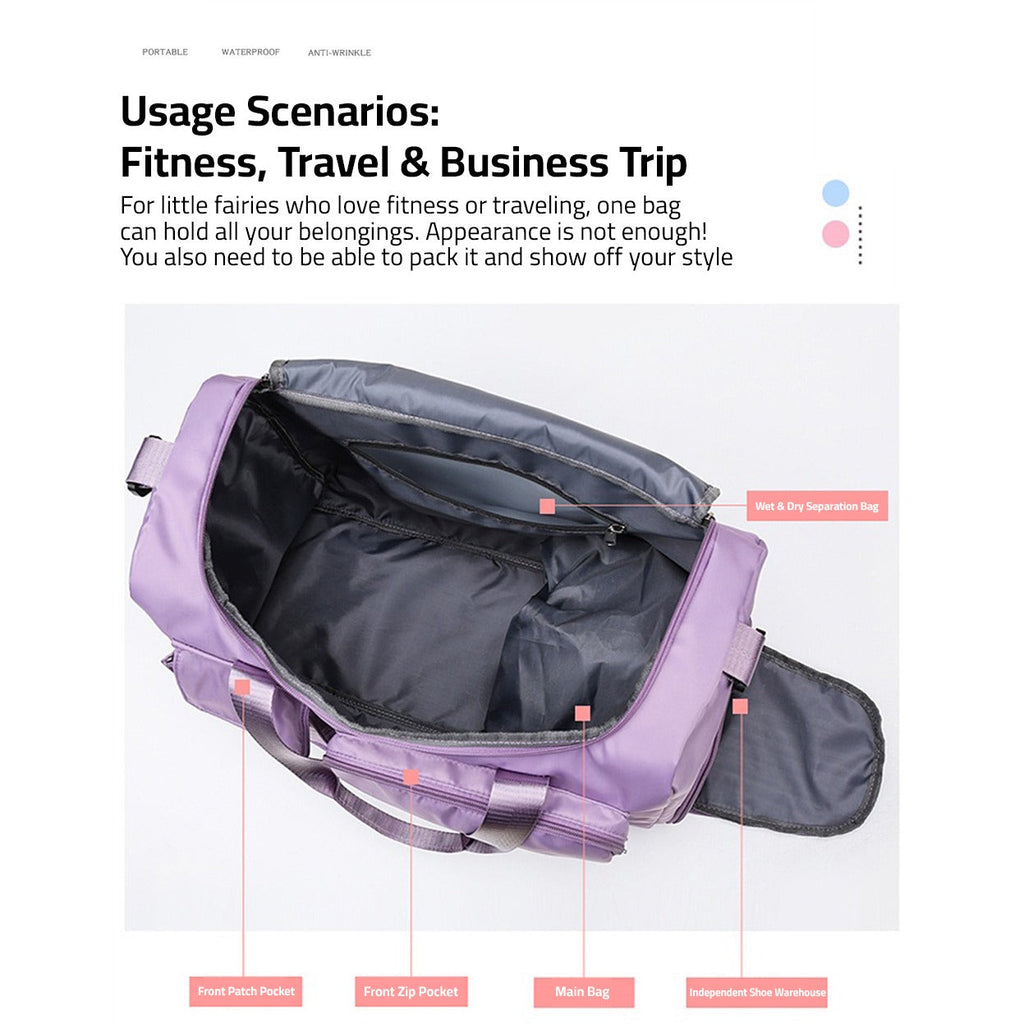 Sandsberg | Borsa da viaggio Sport-Duffle | Diverse tasche con scomparto per scarpe