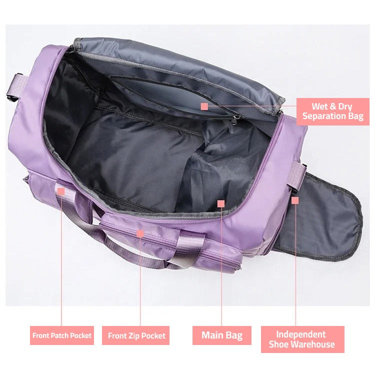 Sandsberg | Borsa da viaggio Sport-Duffle | Diverse tasche con scomparto per scarpe