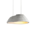 Lampada a sospensione Multi Reisfeld – Resina & Metallo – Bianco – Ø 30×30 cm – Acusticamente ottimizzata