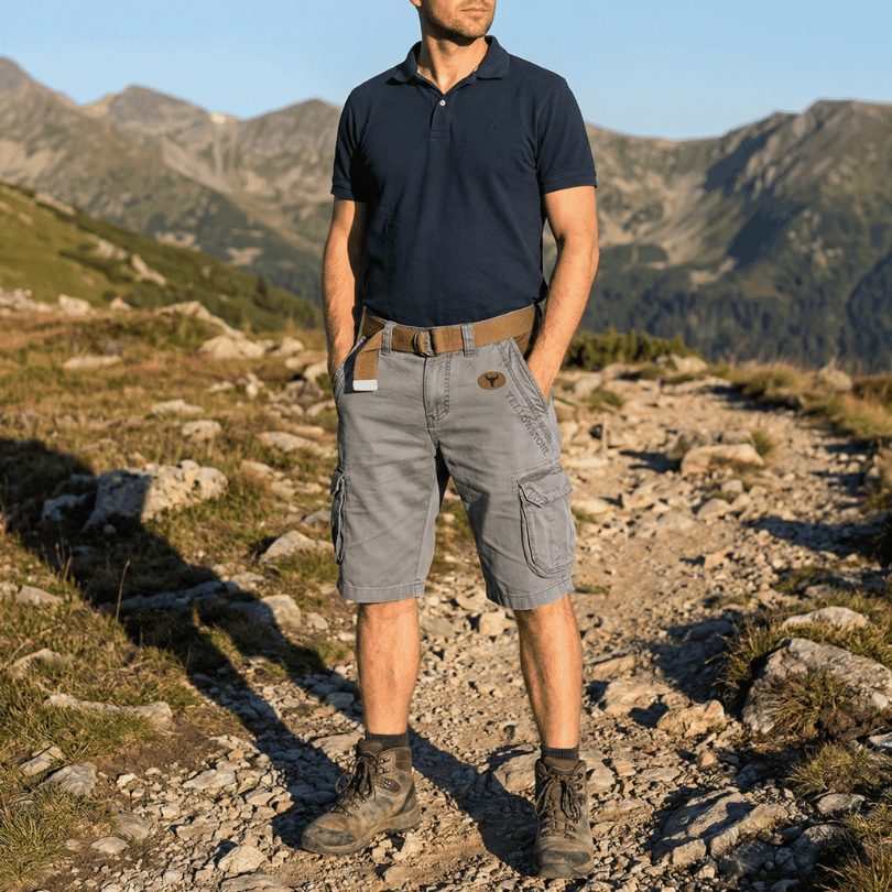 MAVERICK Shorts – Pantaloni Cargo Comodi con molte tasche per Uomini