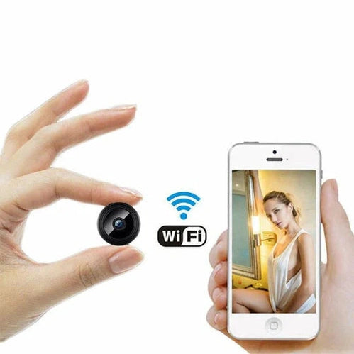 NovaGuard 1080P Mini Telecamera Wireless per Monitoraggio Silenzioso del Bambino e Sicurezza Domestica
