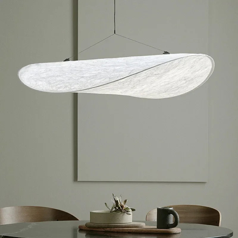 Lampada Artigianale SilkWave con Illuminazione a Patatine