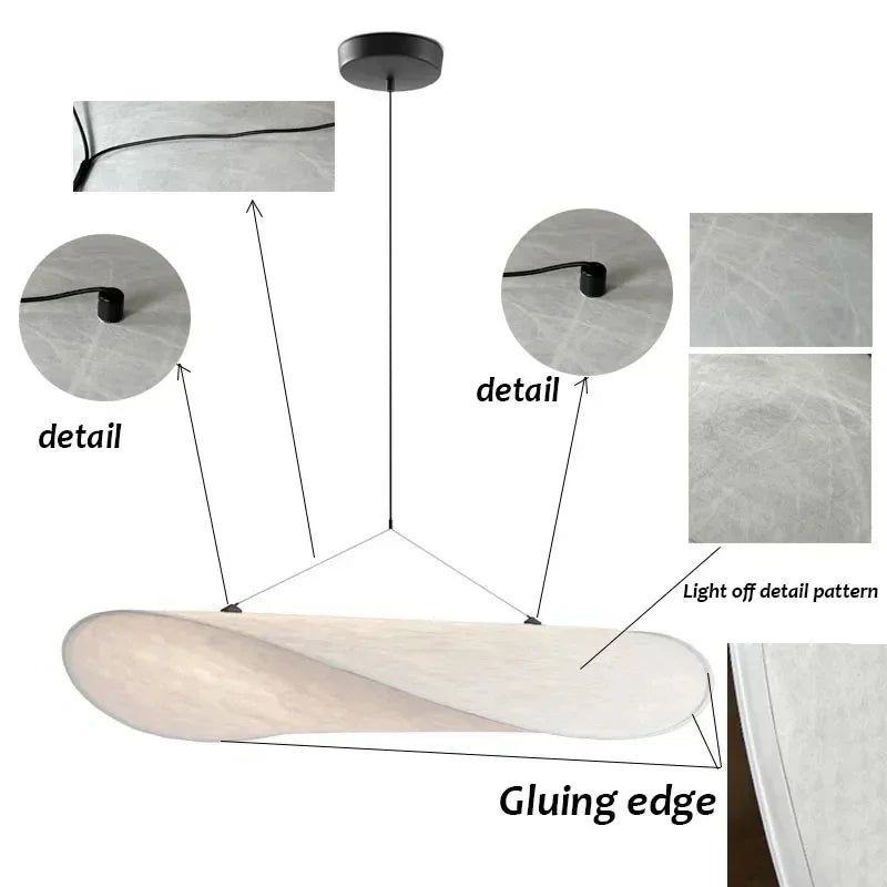 Lampada Artigianale SilkWave con Illuminazione a Patatine