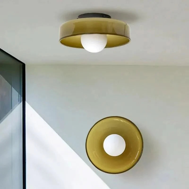 GLASSGLOW Lampada da soffitto – Design nordico in vetro per un'illuminazione elegante