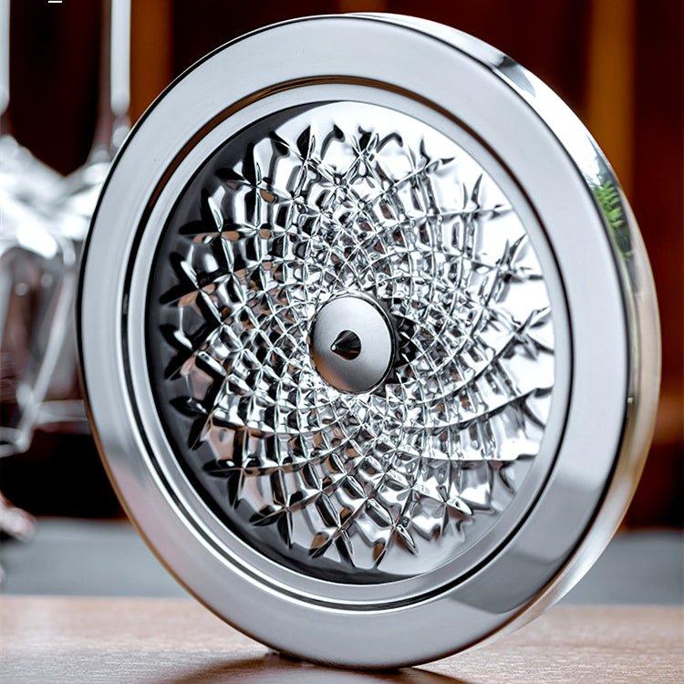 LuxeDecant Decanter per Vino | Rotazione a 360° | Vetro Cristallo Soffiato a Mano | Perfetta Aerazione & Design Elegante