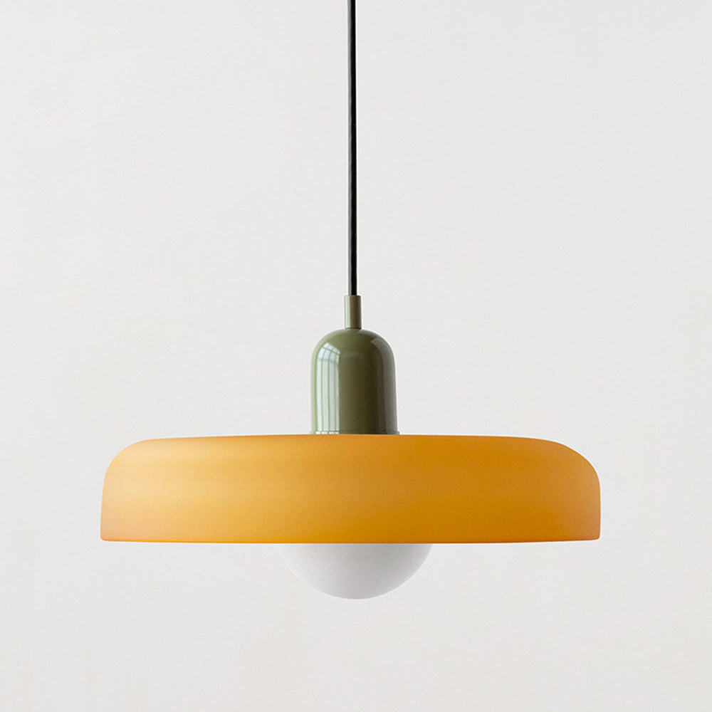Liora Bauhaus Lampadario in Vetro con Regolazione dell'Altezza