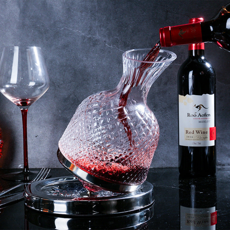 Decanter Virello per Vini e Distillati con Rotazione a 360 Gradi