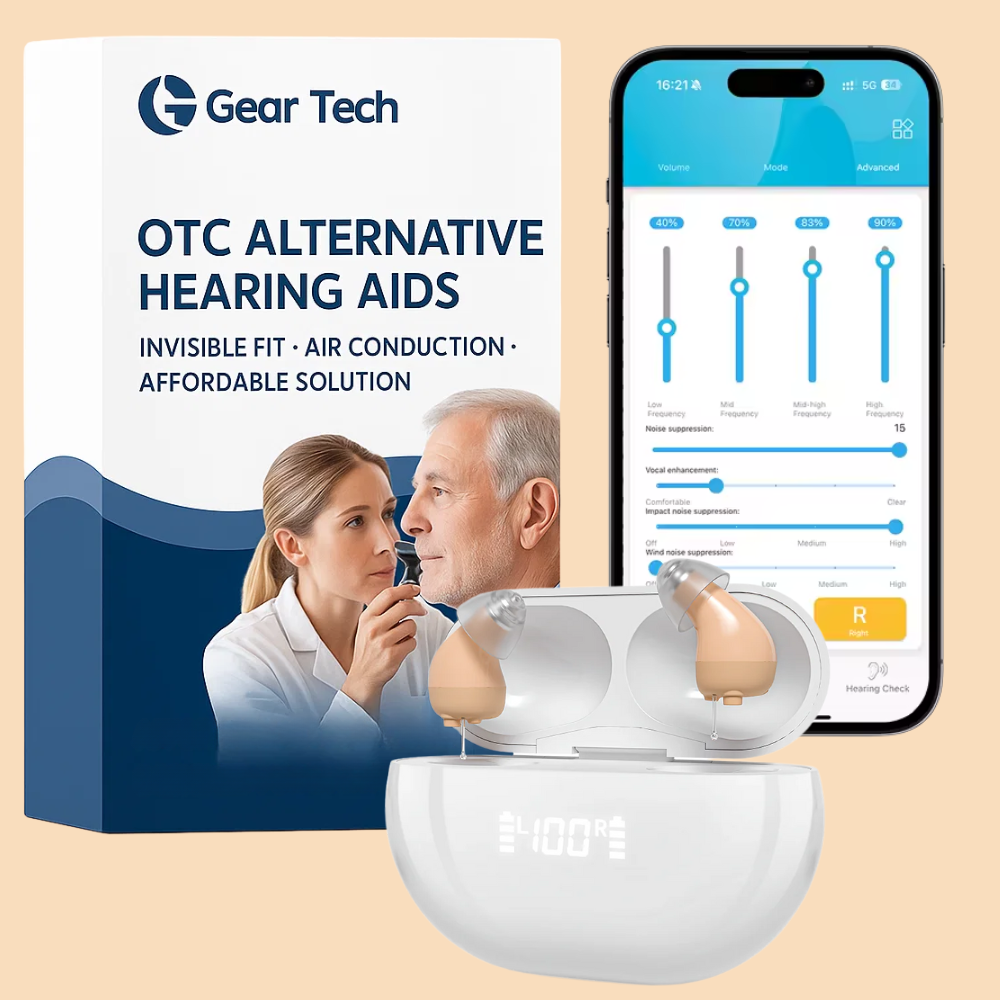 Apparecchi acustici OTC con controllo tramite app Bluetooth per il Regno Unito