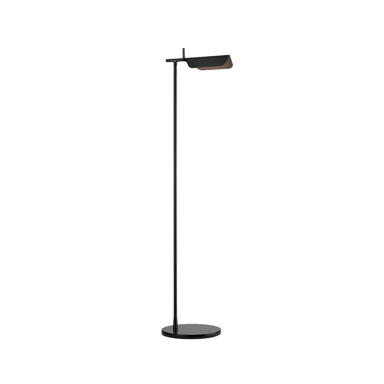 Lampada da terra Olivya – Metallo & Acrilico – Nero – 160 cm – Lampada da lettura regolabile per il soggiorno