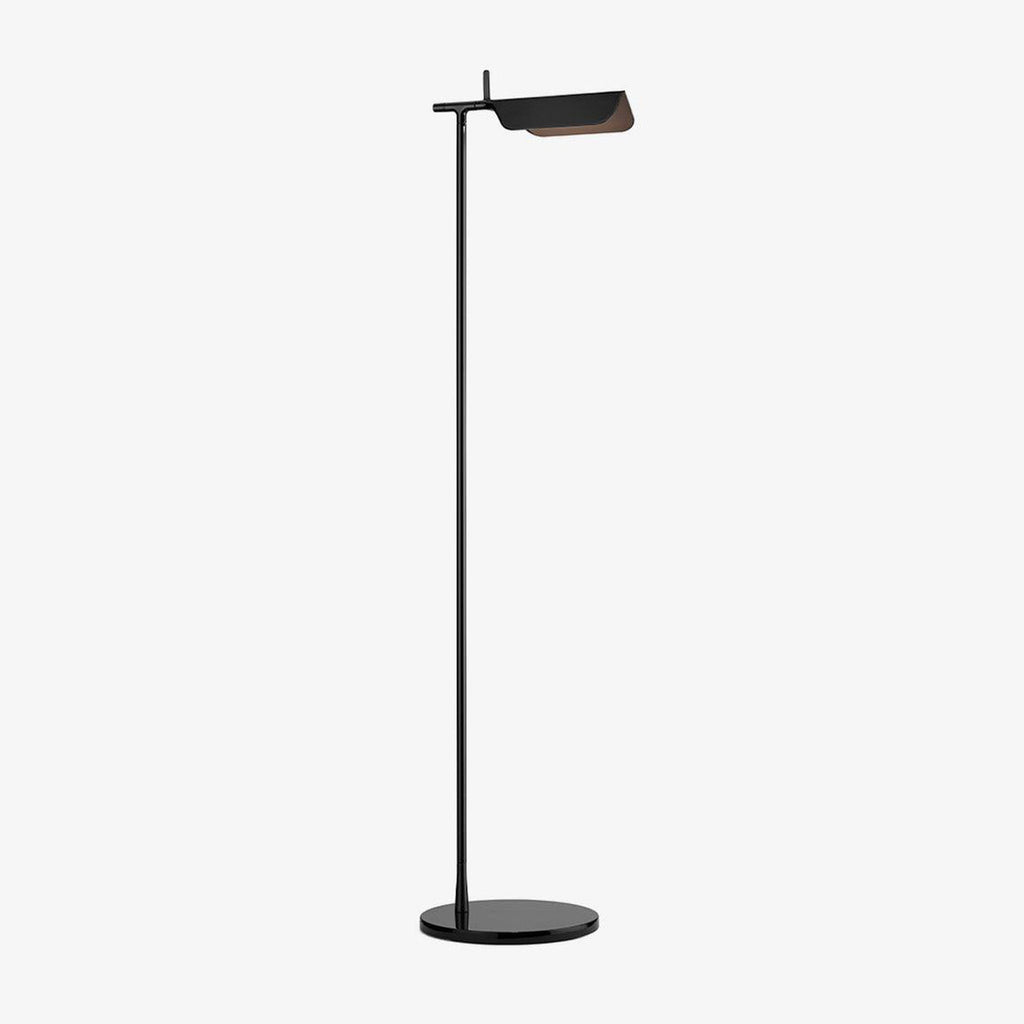 Lampada da terra Olivya – Metallo & Acrilico – Nero – 160 cm – Lampada da lettura regolabile per il soggiorno
