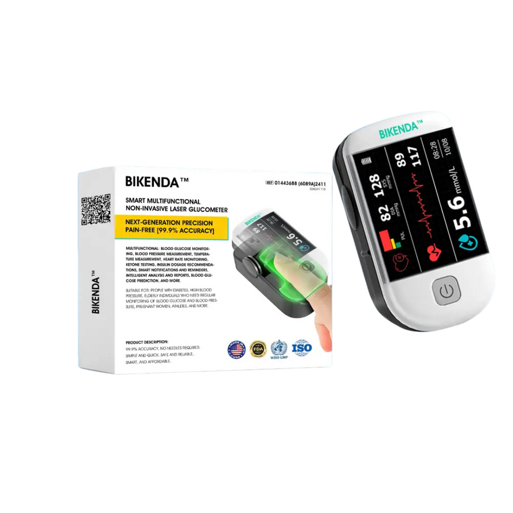 VitalCheck Pulsoximetro – Misuratore di ossigeno e battito cardiaco compatto con schermo OLED