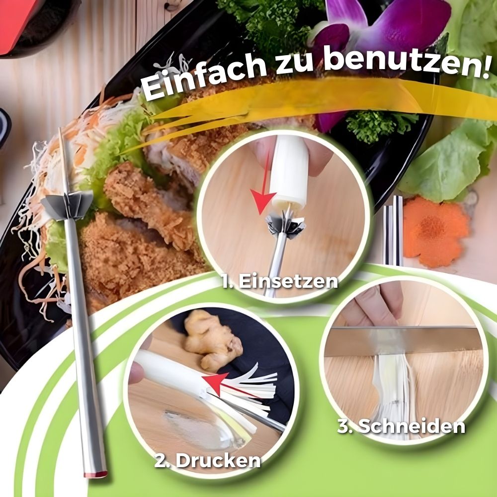 SplitSlicer - Affettatore di cipolle ai fiori di prugno