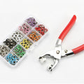 ButtonBox - Set completo di bottoni a pressione in metallo [Ultimo giorno di sconto]