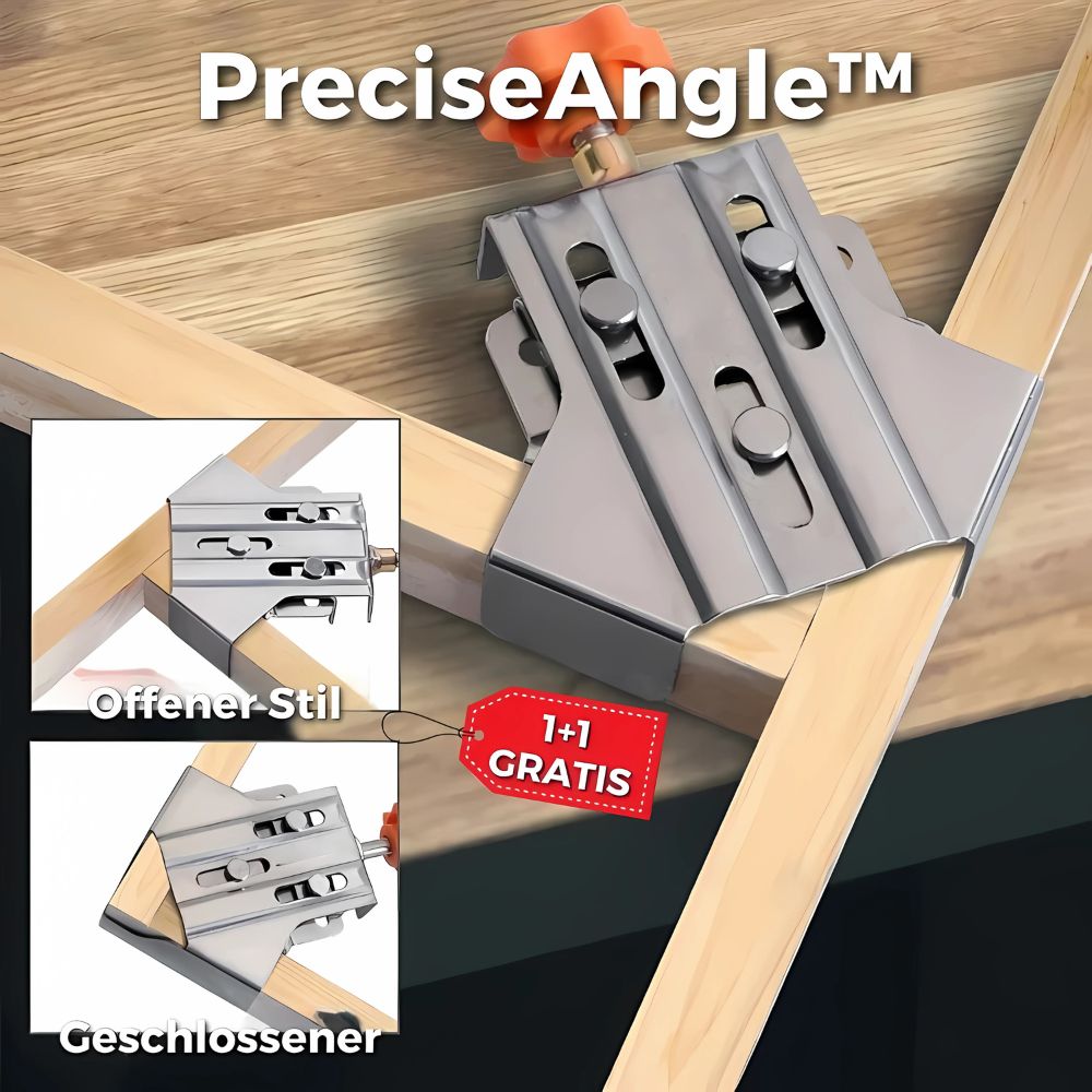 1+1 GRATIS | PreciseAngle - Morsetti Angolari in Acciaio Inossidabile
