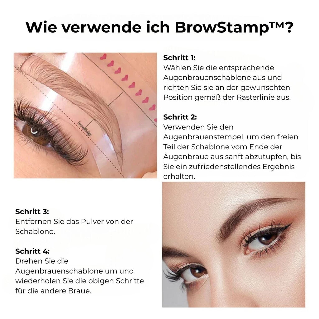 BrowStamp - Set di Stamping per Sopracciglia