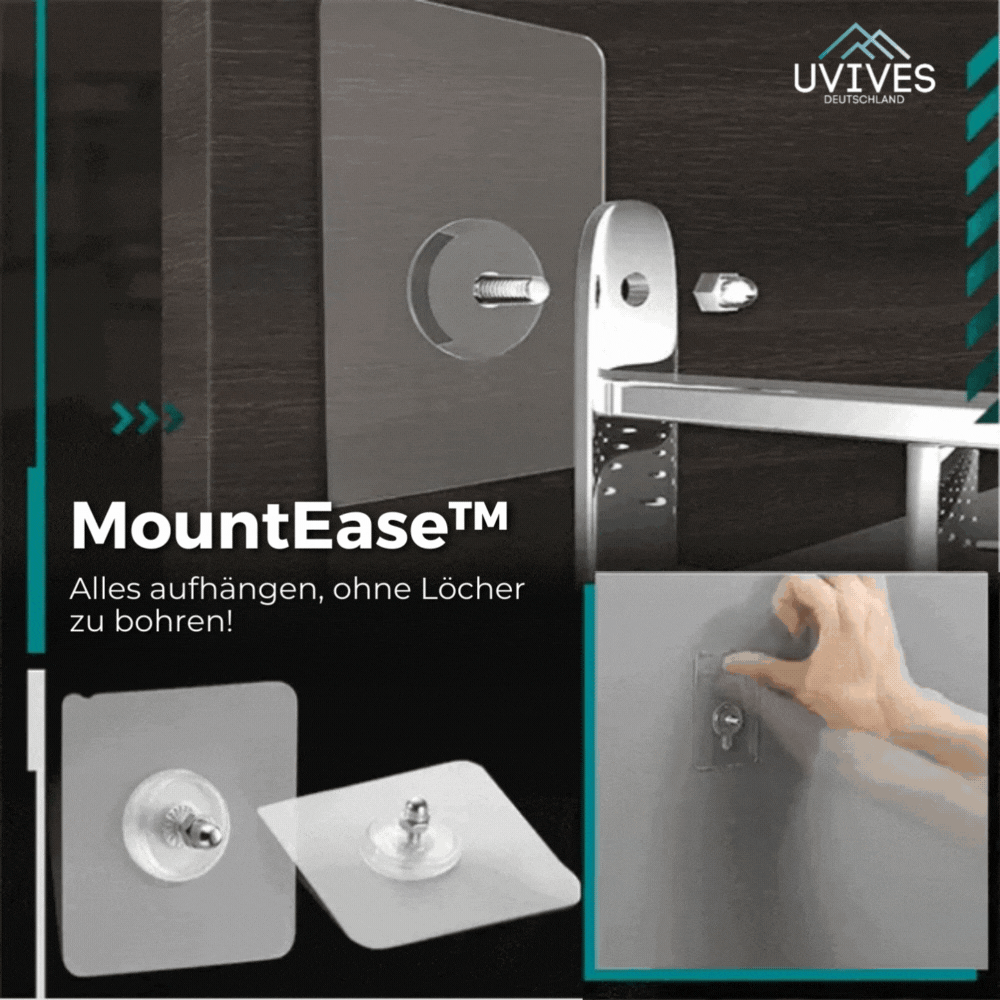 5+5 GRATIS | MountEase - Ganci di fissaggio senza fori [Ultimo giorno di sconto]