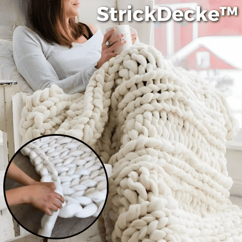 CopertaTricot | Crea la tua coperta | Morbida lana acrilica amica degli animali