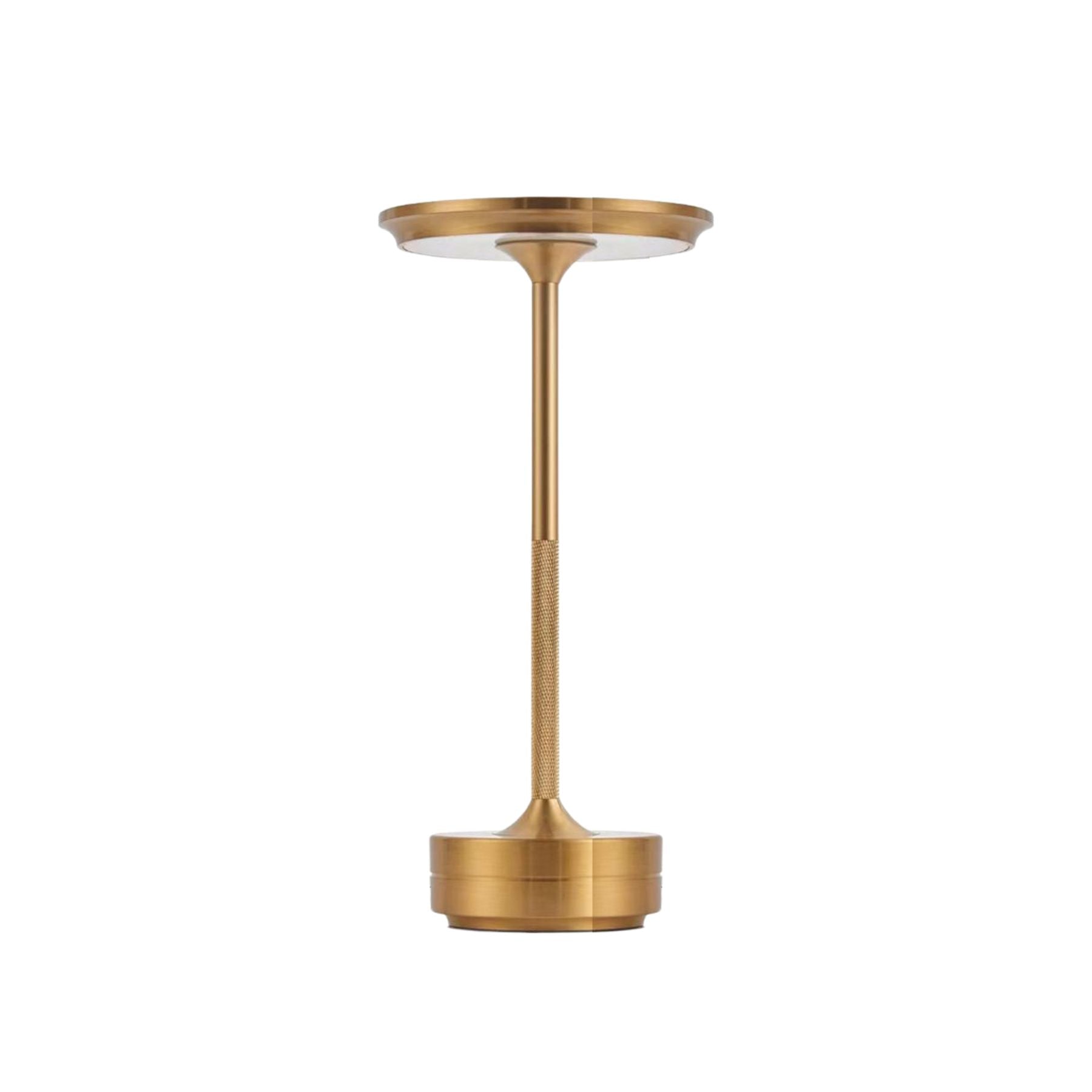 Lampada da tavolo Pato – Ottone – Lampada da tavolo LED a batteria senza fili – Moderna – Elegante illuminazione d'accento