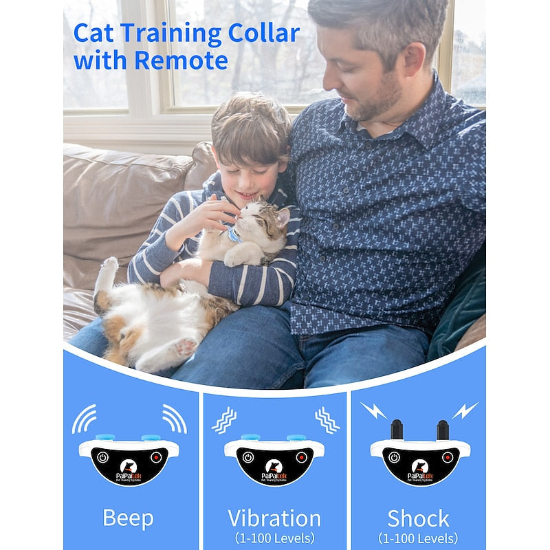 Collare per Obbedienza per Gatti FelixNova con Ricevitore Remoto